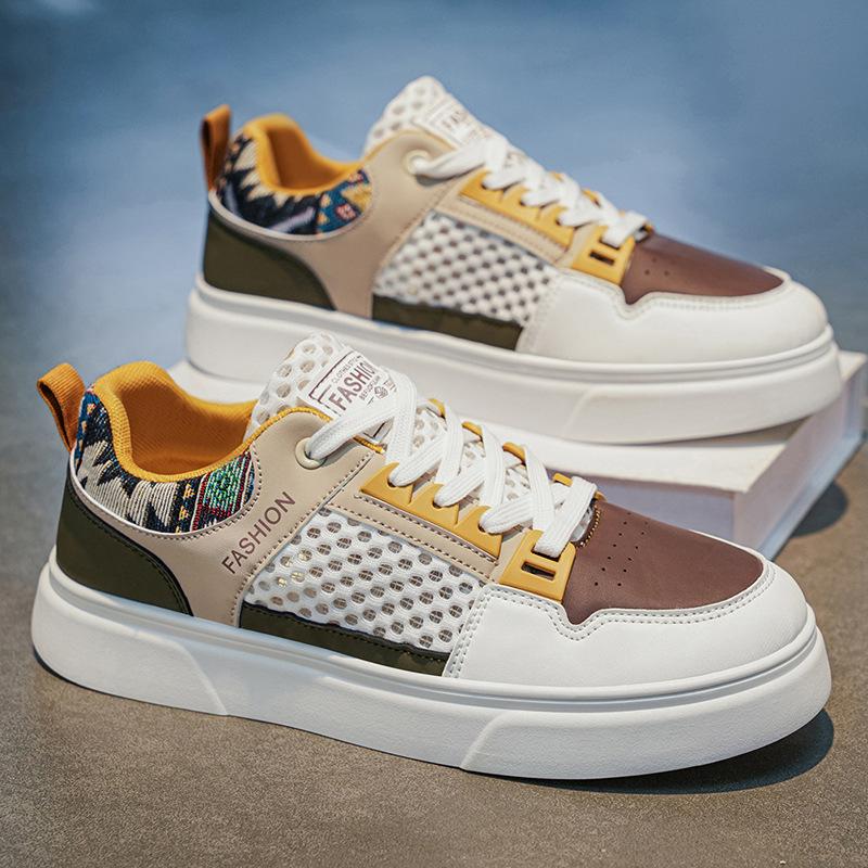 Men s shoes board shoes summer casual trend breathable mesh mesh men s sports shoes 39
