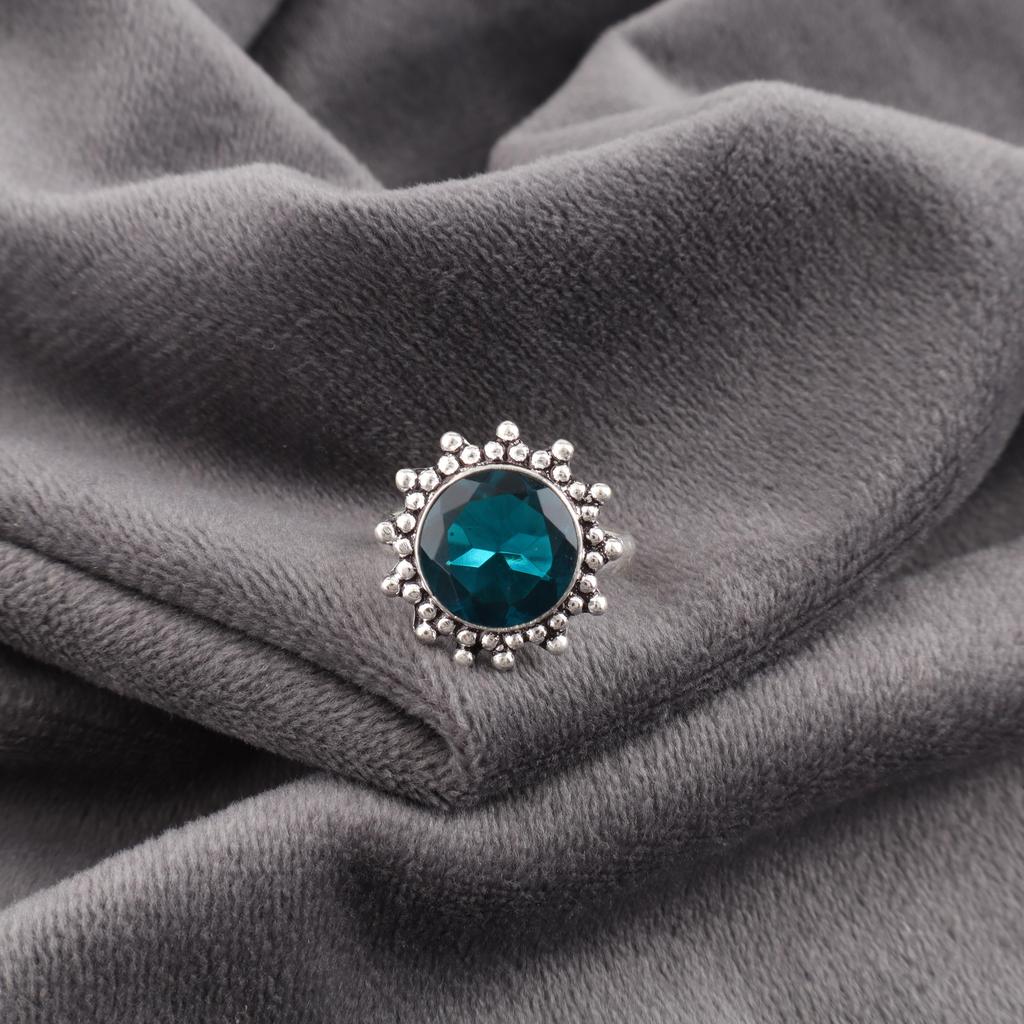 Apatite Handmade Silver Jewelry, 925 Sterling Silver Ring, Handmade Beautiful Gemstone Jewelry, Apatite Ring For Her