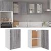 VidaXL Wall-mounted Cabinet "Lyon" Sonoma Grey 39.5 X 31 X 60 Cm Engineered Wood 826349