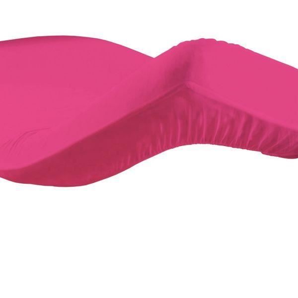 Drap housse 140X190 cm 100% coton 57 fils FUSCHIA gamme UT