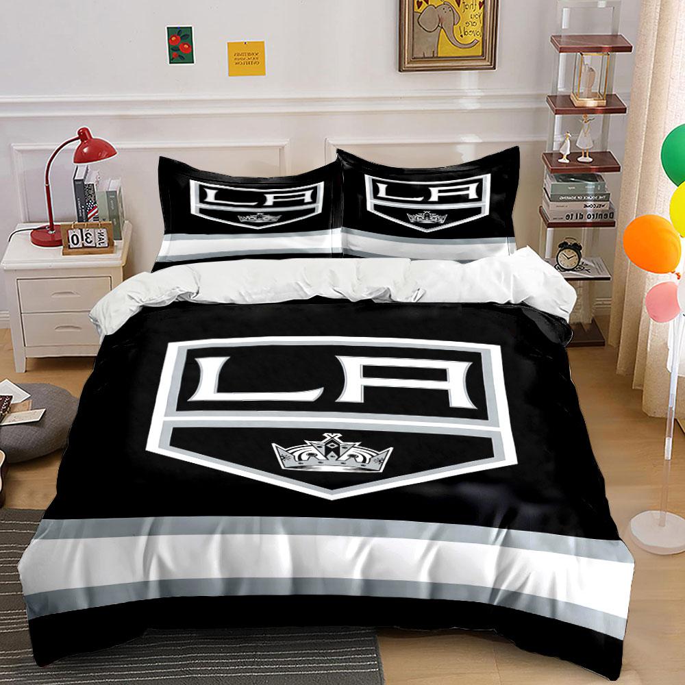 Black and Silver Crown Logo Bedding Set Print Bedding Set Duvet Cover Pillowcases (1* Duvet Cover 2* Pillowcases Do Not Include Comforter)