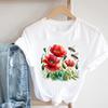 (Asian Size) T Shirt Fashion Women sweet watercolor butterfly trend Clothing Casual Top Short Sleeve Tee Print Lady Female Graphic T-shirts