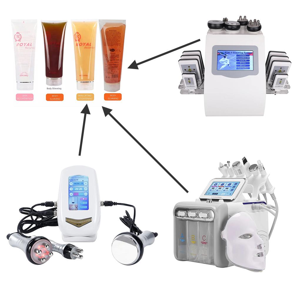 300G Beauty Machine Gel For RF Slimming Ultrasonic Fat Burning Cavitation Body Conductive 40K Gel