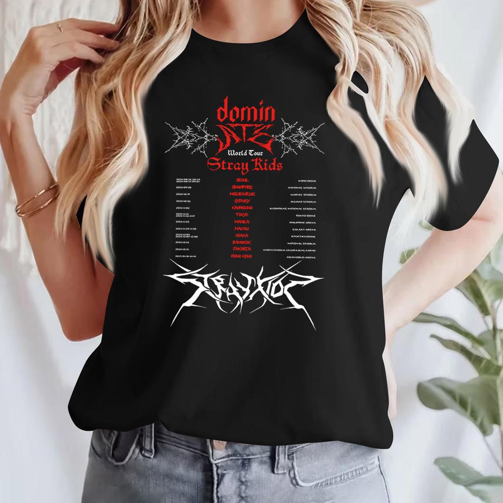 Lässiges bedrucktes T-Shirt für Damen, Rundhalsausschnitt, Pullover, kurzärmelig