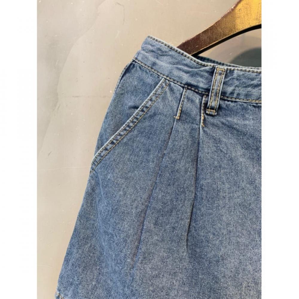 C S In The Room Lat Two Pleat Denim ShortS One Color