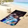 Asciugamano da Spiaggia con Stampa di Messi, Asciugamano Grande Morbido ad Asciugatura Rapida per Spiaggia Campeggio Nuoto