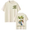 Rapper Bad Bunny T-shirt 2026 Sommar DTMF Världsturné Unisex Dammode Stöd Bomulls-T-shirt High Street Hip Hop Kläder