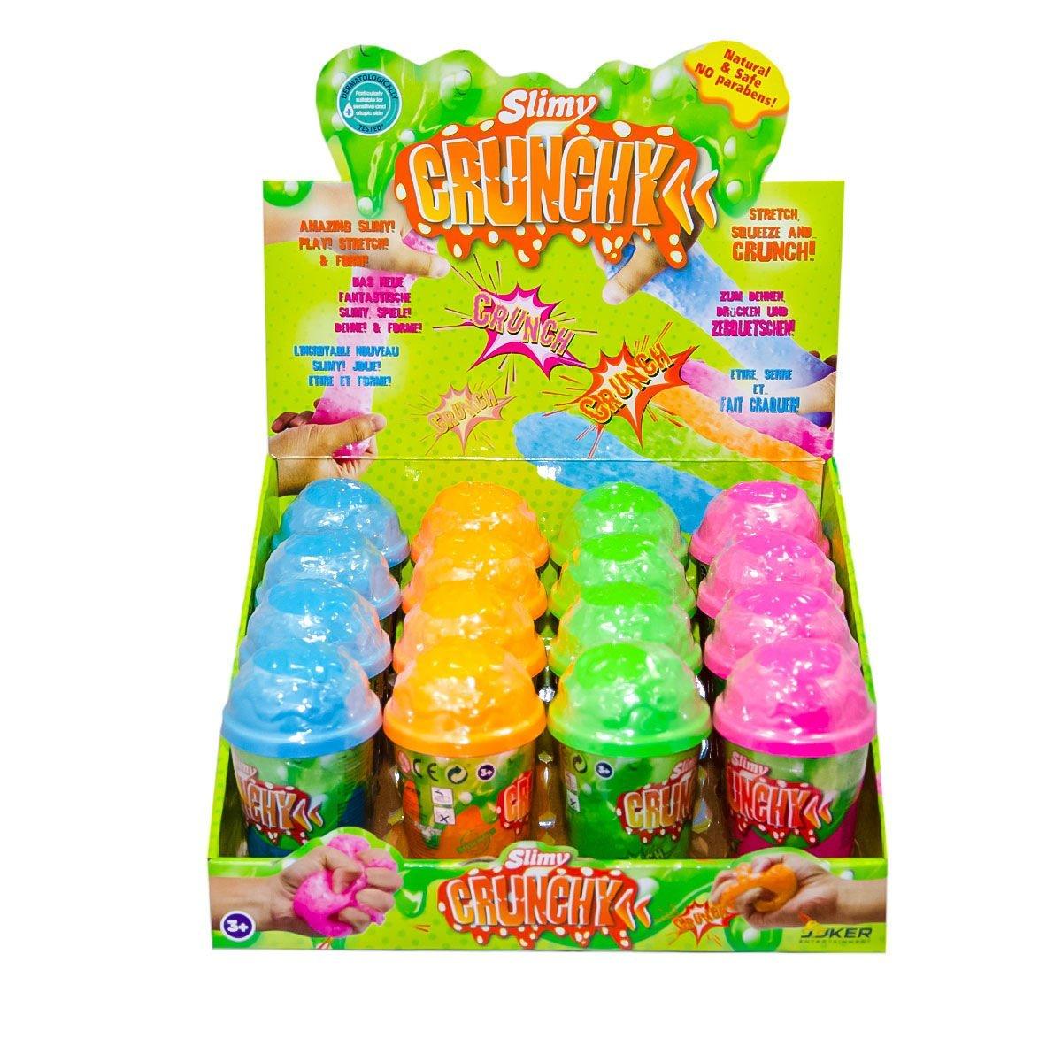 

33471 Slimy Crunchy 120 гр 4 цвета - Asya Toy