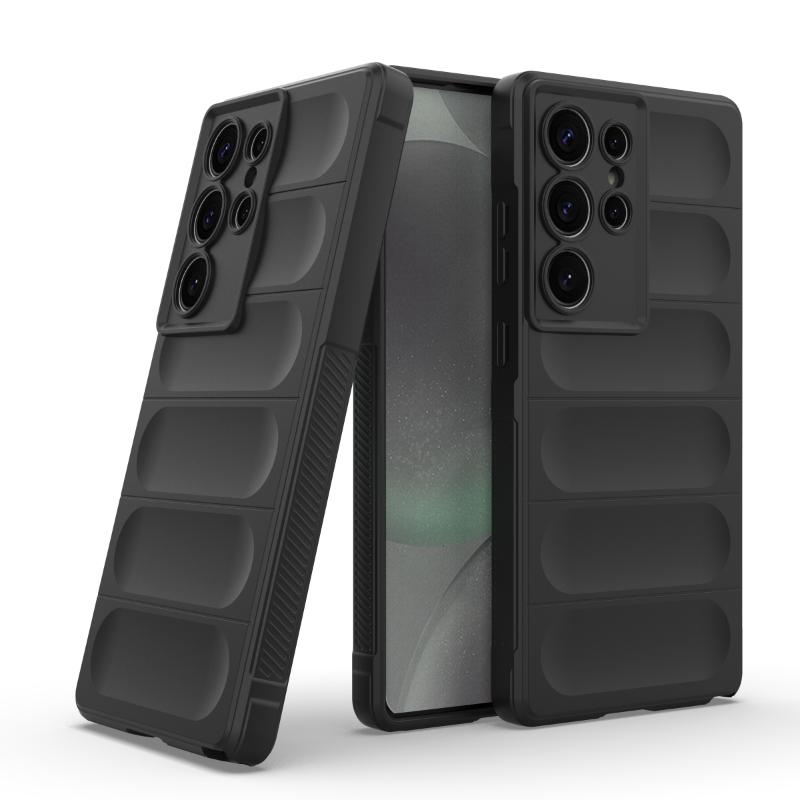 

For Samsung Galaxy S25 Ultra 5g Back Cover Phone Case Soft Silicone Anti-fall Shockproof Protection Funda Coque Phone Cases For Sam S25 чёрный
