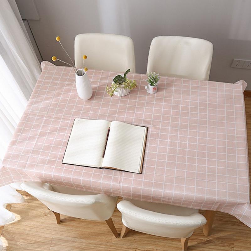 1PCS Home Waterproof Tablecloth Easy To Clean The Living Room Table Oil-proof Anti-scalding PVC Table Cloth
