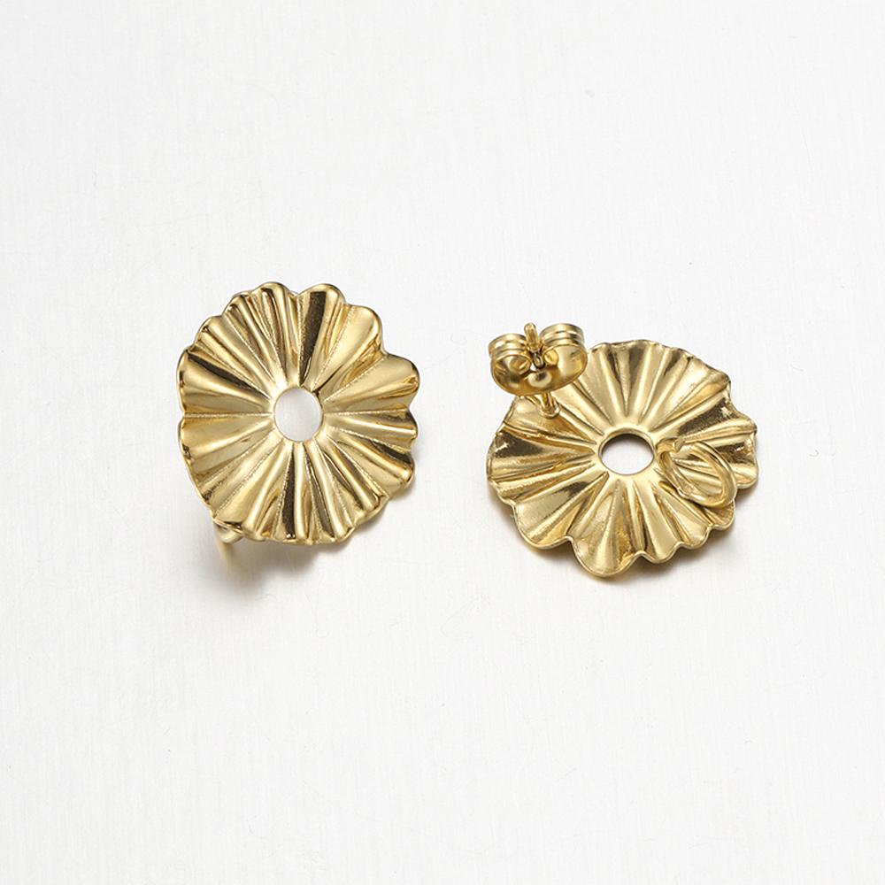 10 Stück Edelstahl-Ohrhaken im böhmischen Stil für Schmuckherstellung, DIY-Ohrringrohlinge aus geometrischen Formen