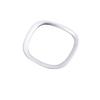 Fit For Volvo XC90 2016- Matte Silver Steering Wheel Sheet Ring Trim 1PCS