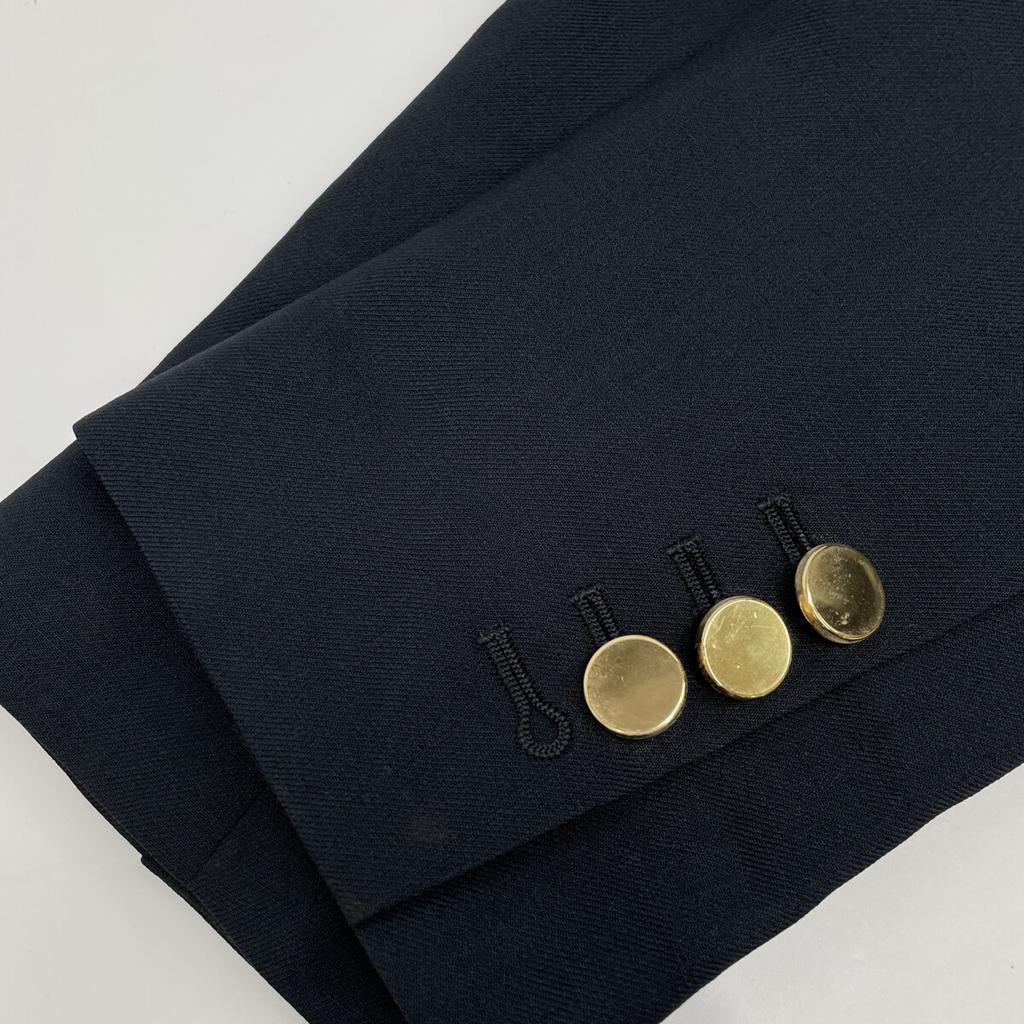 Theory Navy Gold Button Tailored Jacket Jacket O NavyUsed