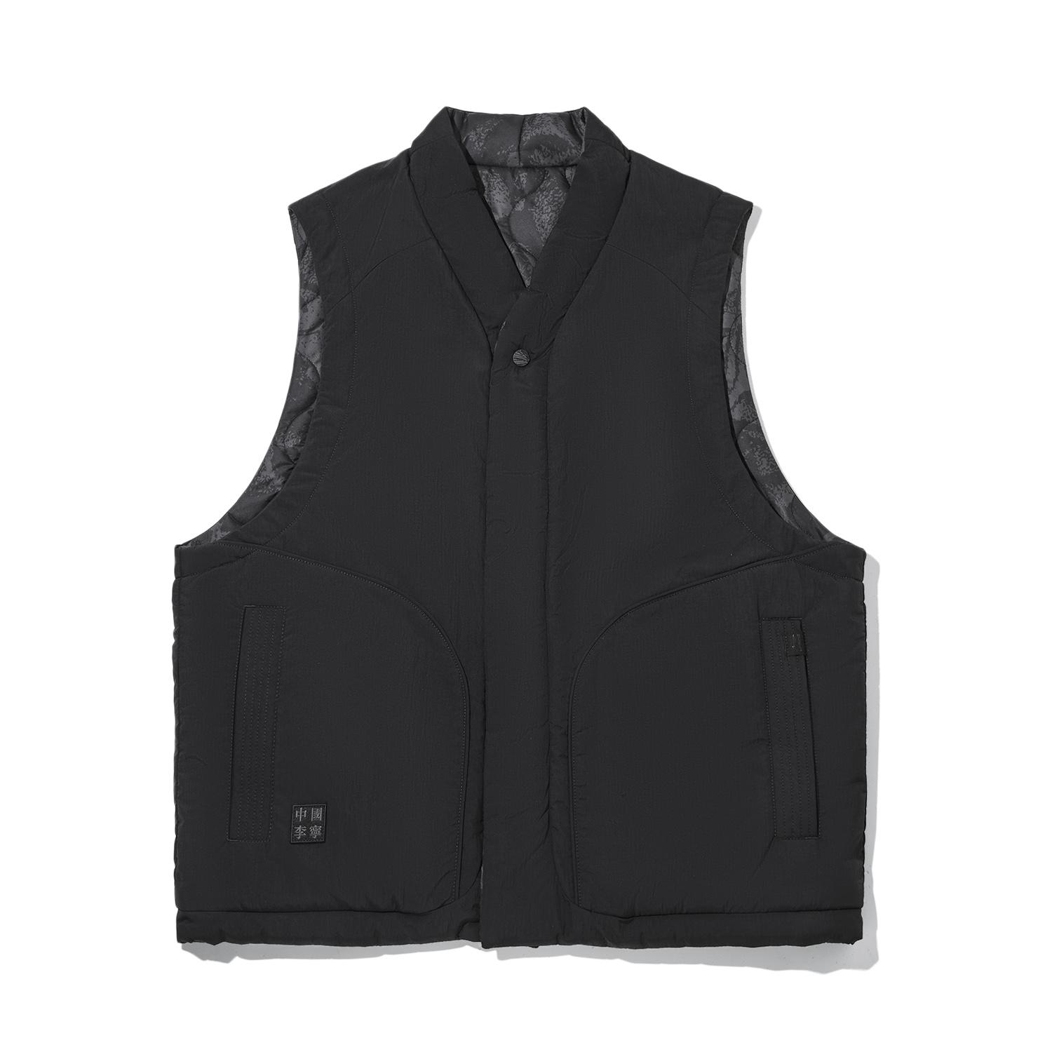 Li Ning Серия Кунг-фу Свободный Модный Простой Удобный Жилет Мужские жилеты AMMW009-4 L