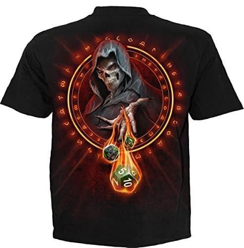 Spiral Dungeon Master (Unisex Black Short Sleeve TShirts) Medium S