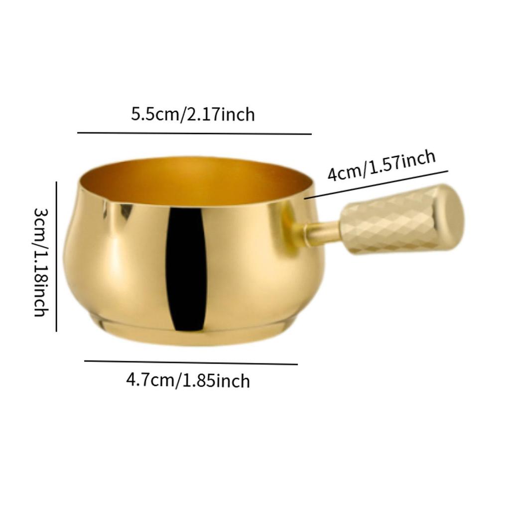 Condiment Dipping Bowl with Ergonomic Handle 60ml Multifunctional Condiment Container for Marinade Ketchup Snack Sushi Soy