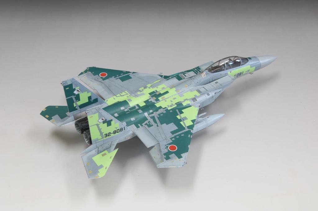 Fine Molds Düsenflugzeug Japanische Luftwaffe Digitaler Kunststoff FK05 1/72 Serie, Selbstverteidigung F-15DJ Aggressor, Tarnung, Grün, Modell, (Flugzeug)