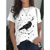 Summer Round Neck 3D Various Animal Print Top Fashionable Casual Short Sleeved Women's T-shirts