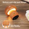 Mini Natural Wood Mushroom Lamp Touch Control LED Night Light for Bedroom Bedside Decor Lamp