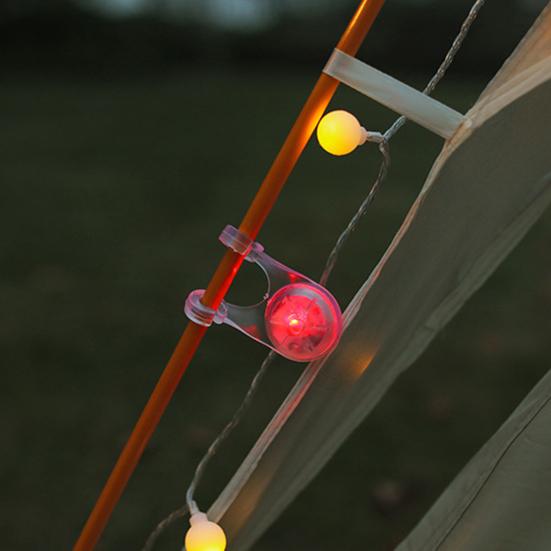 Camp Ambient Light Waterproof Binaural Suspension Push Switch Decorative Camping Tent Flashing Lights Outdoor Supplies