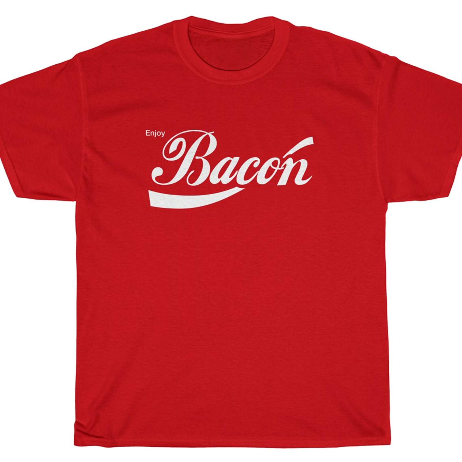 ENJOY BACON T-Shirt soda meat Swanson Parks S