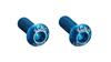 KCNC Bicycle Aluminum Bottle Cage Torx Bottle Cage 2 Blue Screws, Bolts, Pieces,