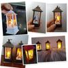 Christmas Portable Oil Lamp Santa Claus LED Night Lights Battery Powered Indoor Outdoor Hanging Lanterns Festive Party Decoratio