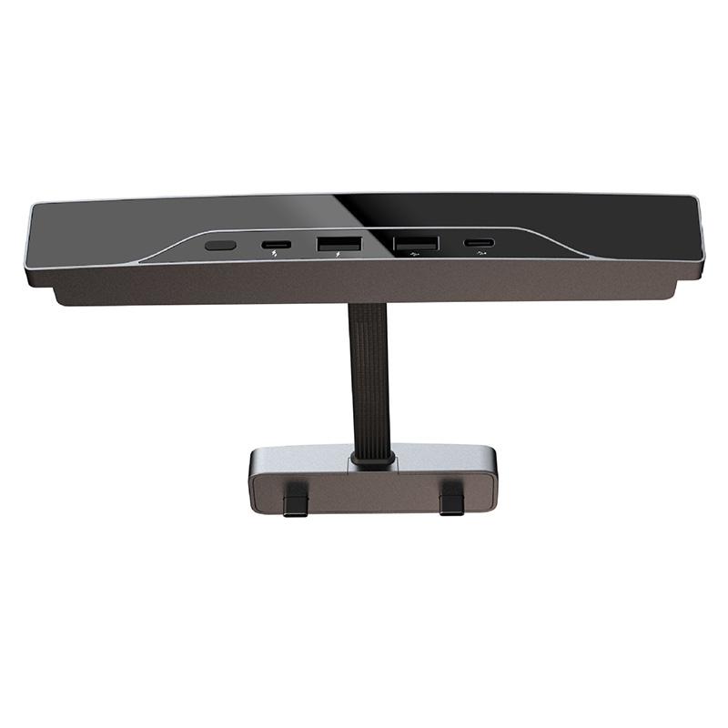 

Для Tesla Model 3 Y USB-концентратор 4-портовый 27 Вт быстрое зарядное устройство умная док-станция адаптер шунтирующий разветвитель удлинитель автомобильные аксессуары чёрный