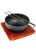 Korean Japanese Cast Iron Rice Bowl, Claypot & Charcoal Brazier Tableware