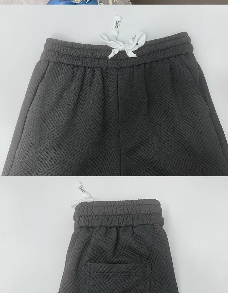 Men's Trendy Diamond Pattern White Shorts - Stylish Summer Home Wear Half Pants