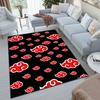 Japanese anime cartoon NARUTO's famous Uzumaki Naruto rug, soft decorative home furnishing, bedroom office chair pad, outdoor picnic carpet Y12