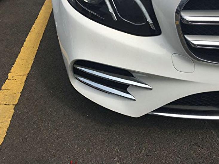 RUIQ W213 Exterior Front Grille and Fog Lamp Garnish Bezel Covers Aftermarket Parts Mercedes-Benz E-Class (5th Generation) -