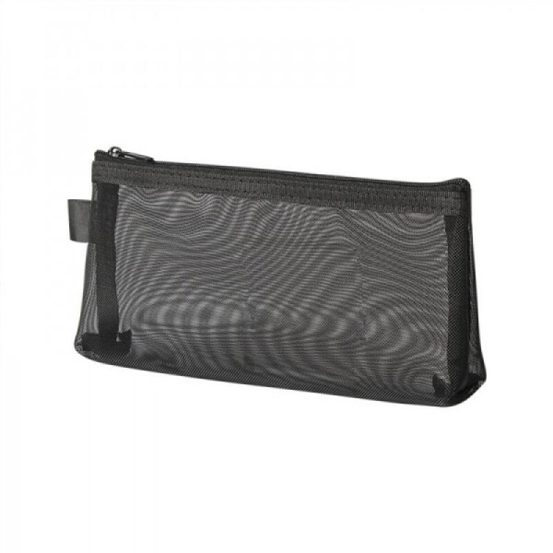 Mesh Pouch Pencil Case Transparent Pencil Case Mesh Cosmetic Square Pouch