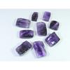 307Cts. Natural Amethyst Druzy Octagon Cabochon Loose Gemstone 09Pcs Lot C-1251