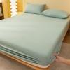 1 Piece Of Solid Matte Bedsheet, Dark Green Bedspread For Bedroom, Bedding (Excluding Pillowcases)