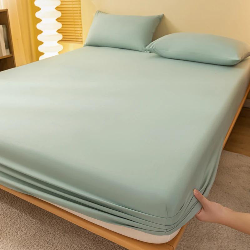 1 Piece Of Solid Matte Bedsheet, Dark Green Bedspread For Bedroom, Bedding (Excluding Pillowcases)