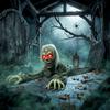 Halloween Decoration Halloween Animatronic Crawling Zombie With Light Up Eyes And Creepy Sound