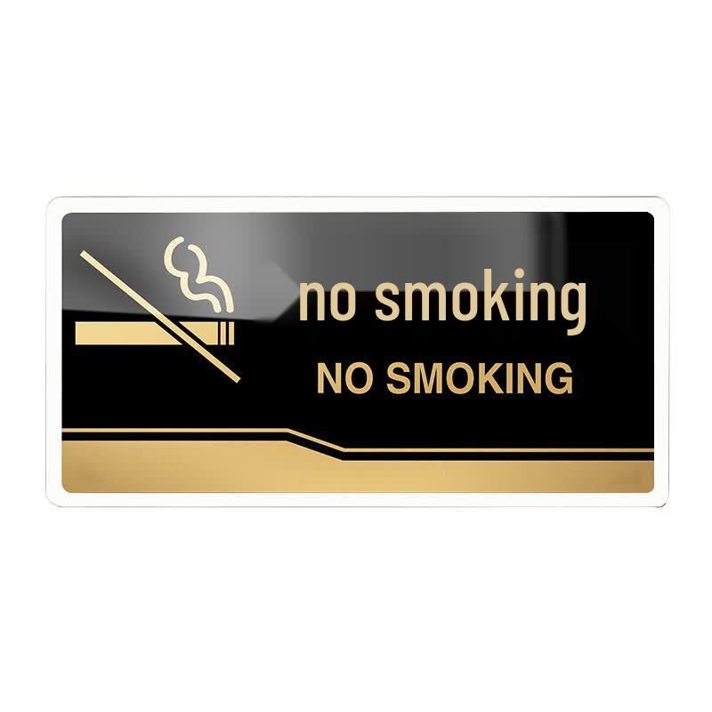 Guanfeng GF Acrylic No Smoking Sign with Transparent Edge