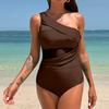 Women's Solid Swimwear Sense Bikini With Chest Pad No Steel Bra Swimwear