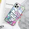 JZ3 Love Hello Kitty Black Sofe Case for OPPO Reno 8 6 5 4 Pro Plus Find X3 A17 A3 A31 A38 A40 A53 A54 A55 A74 A76 A78 A77 A80 A94 A95 A96 Lite