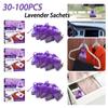 30-100 Stück Lavendelsäckchen Lavendelduftsäckchen Langanhaltender Duft Lufterfrischer Multifunktion für Schubladen Schränke Kommoden