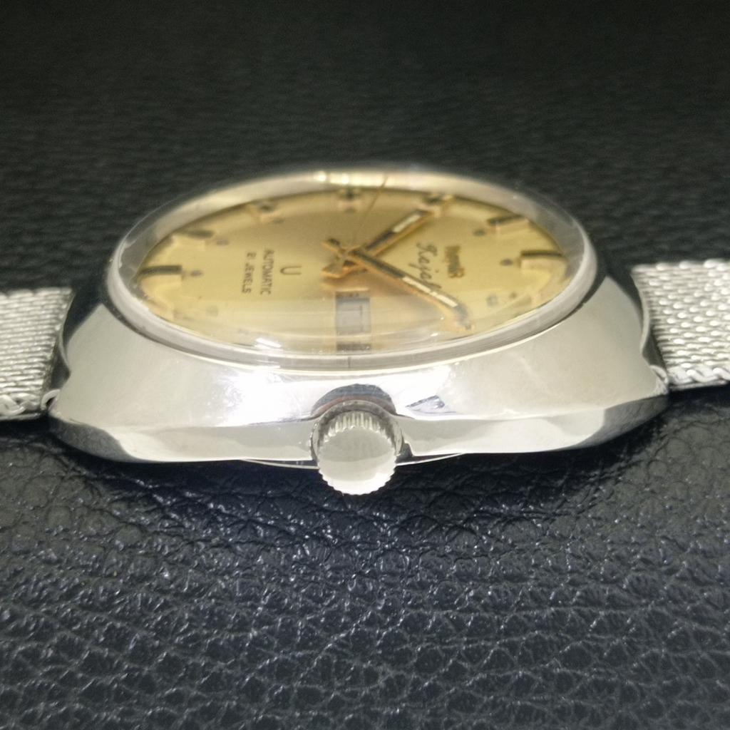 HMT RAJAT AUTOMATIC INDIAN 6501 MENS VINTAGE ORIGINAL DIAL WATCH a703255-1 R213a-a703255