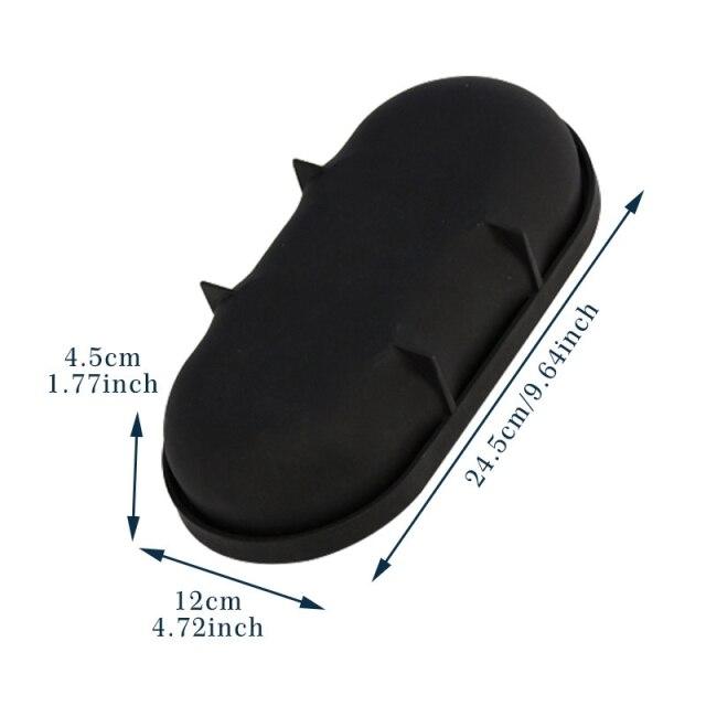 Flat Round Silicone Molds Cake Decorating Tool Non-Stick Baking Molds  For Bakeware Tools