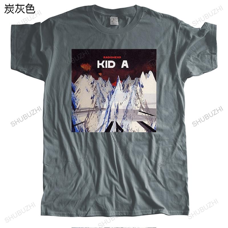 Radiohead Kid A Poster Printing Men Women Size Summer Fashion Tshirt Men Cotton Tops Euro Size Boys Gifts Drop Shipping