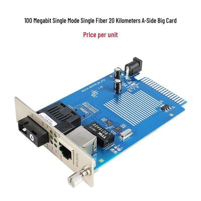 Telecom-Grade Fiber Optic Media Converter Card