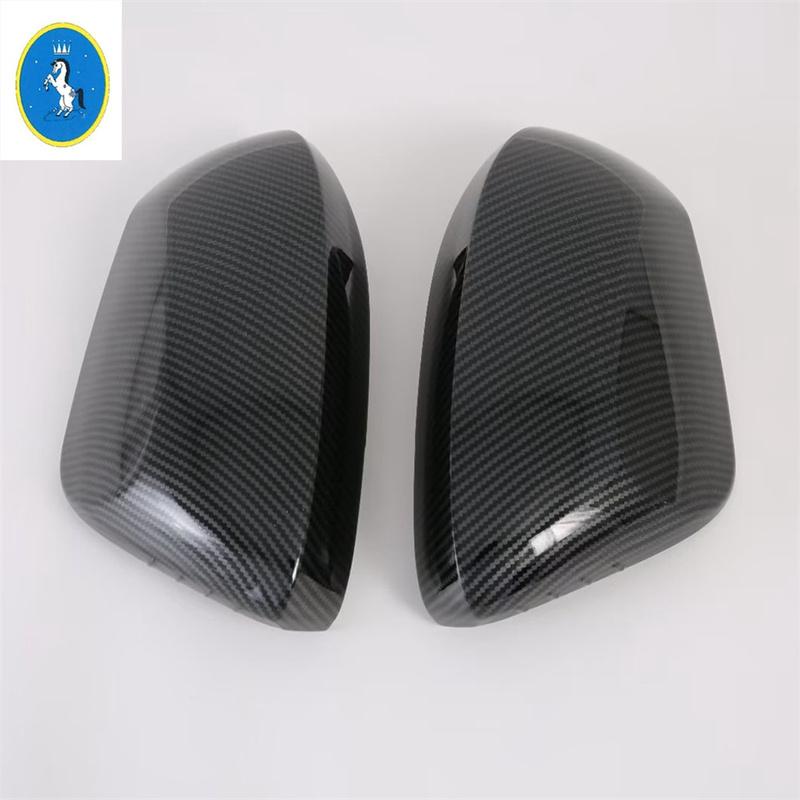 Outer Side Door Rearview Mirror Cover Trim Shiny / Carbon Fiber Car Exterior Accessories For Toyota Yaris Ativ / Vois  2024