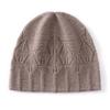 Autumn and winter new cashmere hat women's hand-crocheted thickened warm foreign style good-looking baotou hat
