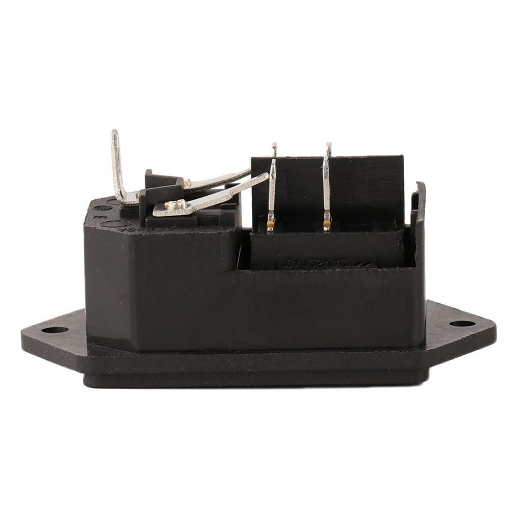 IEC320 C14 AC Power Cord Socket Outlet Receptacle with Rocker Switch 250V 10A