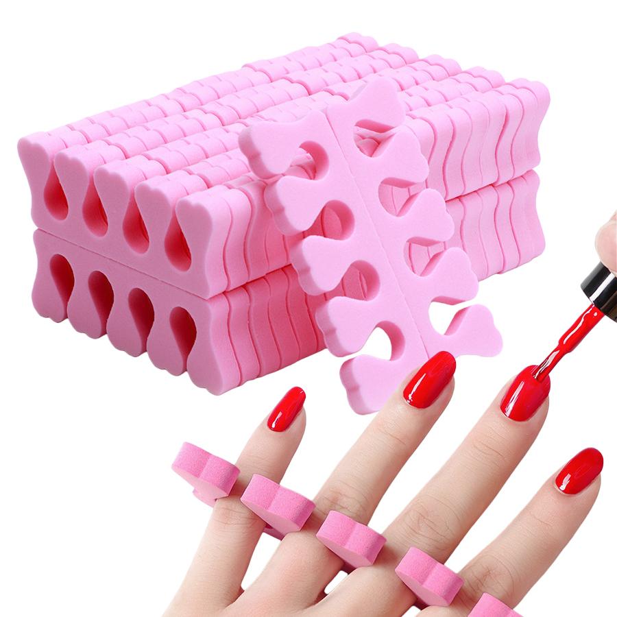 10/20Pcs Foam Toe and Finger Separators Mess-Free Nail Polish Application Toe Spacers, Manicure & Pedicure Essential Tools