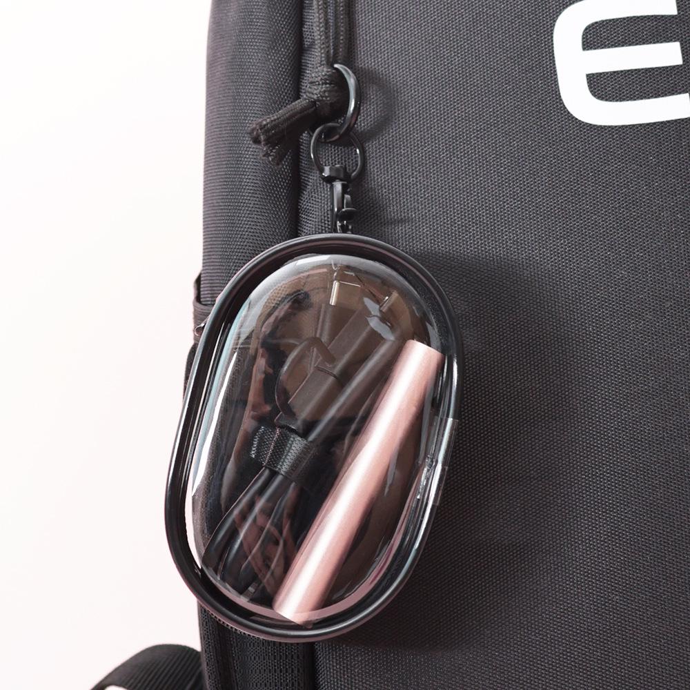 Transparent Mini Earphone and Charger Organizer Bag